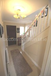 bright spacious hall with under-stairs storage 